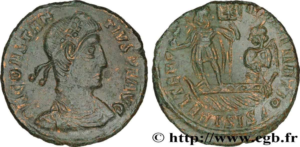 CONSTANTIUS II Demi-maiorina, (PB, Æ 3) AU