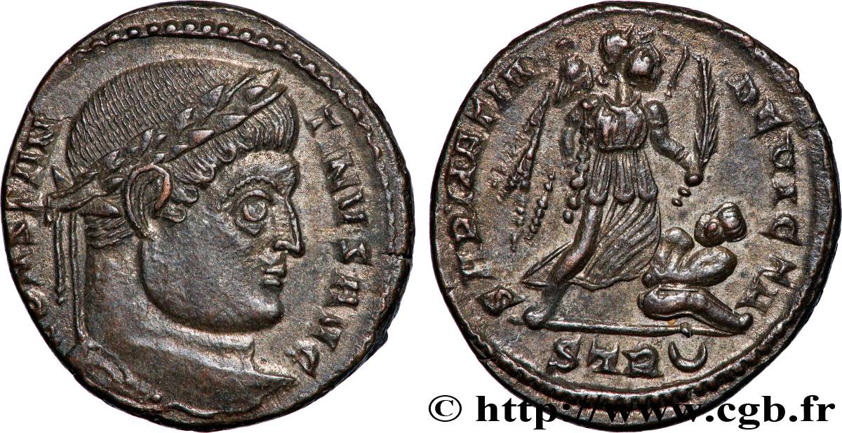 CONSTANTINUS I DER GROßE Centenionalis ou nummus VZ