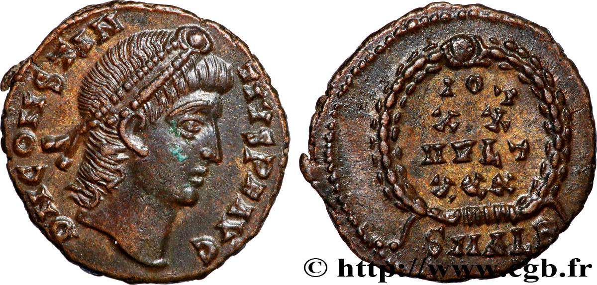 CONSTANCE II Centenionalis ou nummus SUP