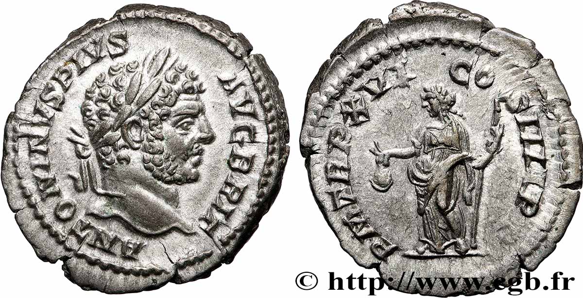 CARACALLA Denier AU