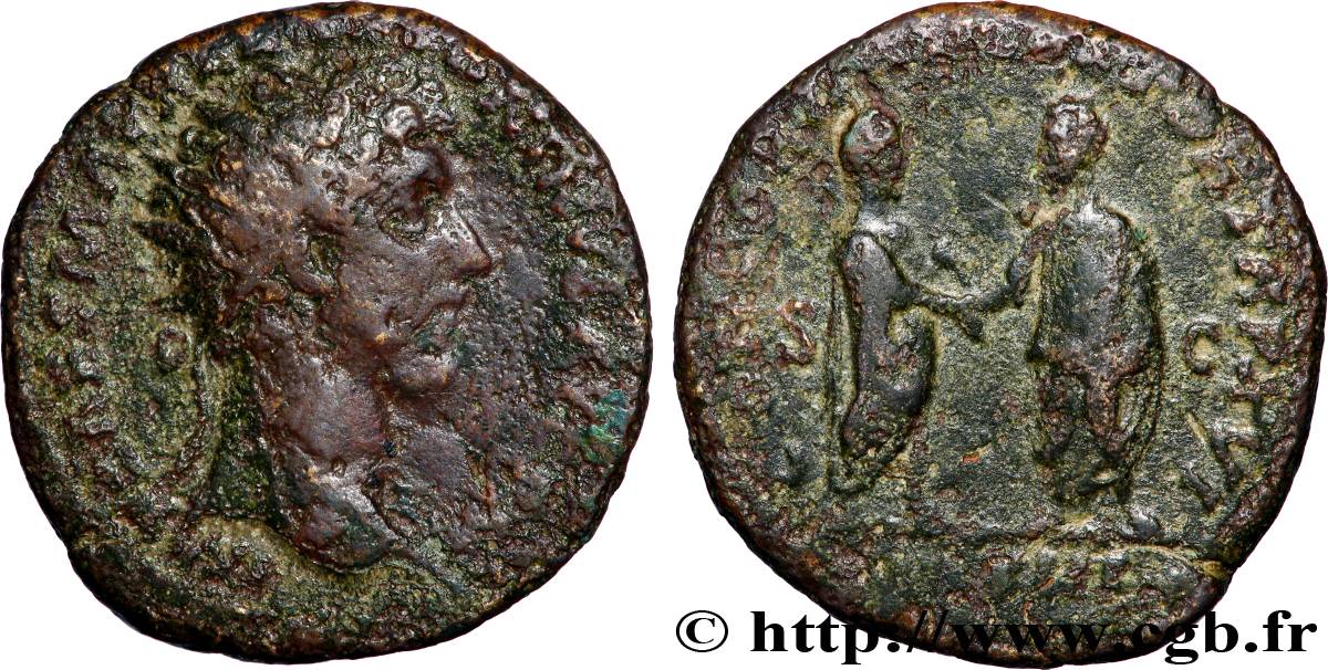 MARCO AURELIO Dupondius q.BB