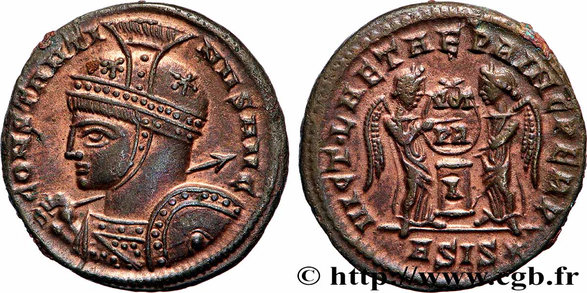 CONSTANTINE I THE GREAT Centenionalis ou nummus AU