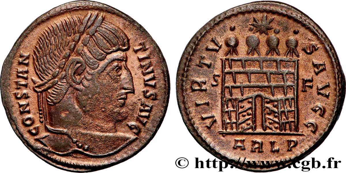 CONSTANTINE I THE GREAT Centenionalis ou nummus AU
