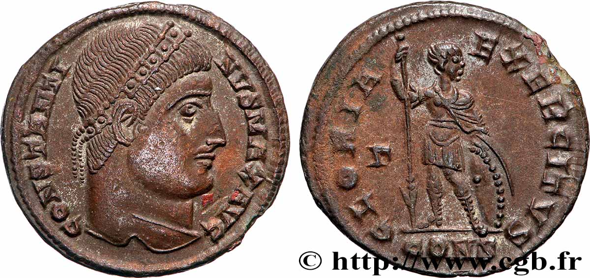 CONSTANTINE I THE GREAT Centenionalis ou nummus AU/AU