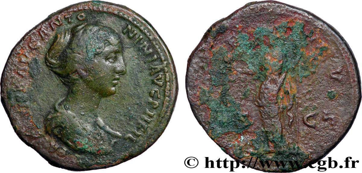 FAUSTINA MINOR Sesterce fSS