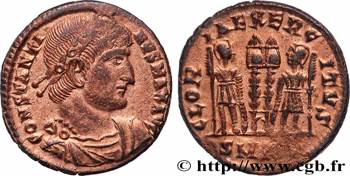 CONSTANTINE I THE GREAT Centenionalis ou nummus AU/AU