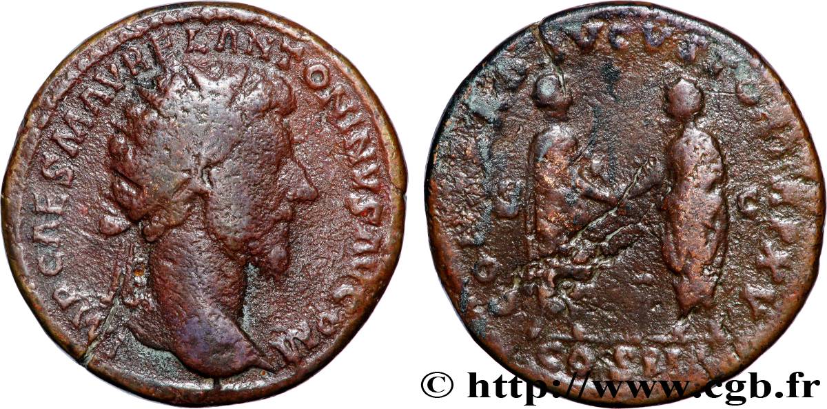 MARC AURÈLE Dupondius TB+