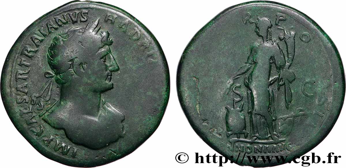HADRIAN Sesterce VF