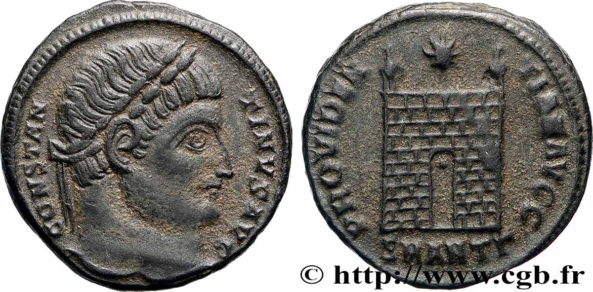 CONSTANTIN Ier LE GRAND Centenionalis ou nummus TTB+