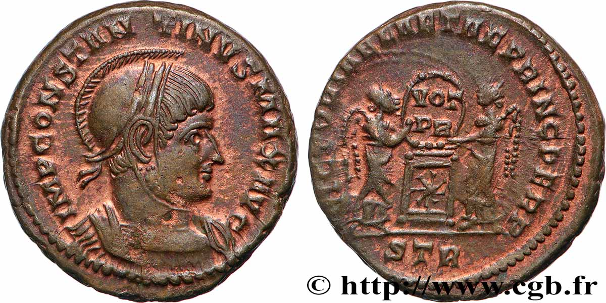 CONSTANTINE I THE GREAT Centenionalis ou nummus AU