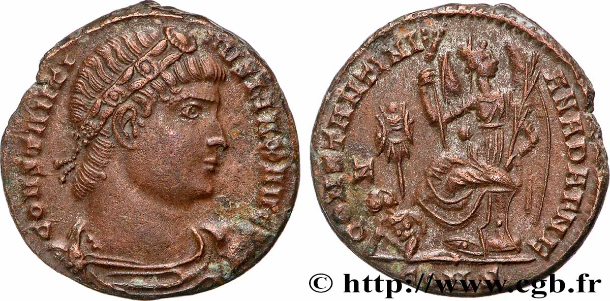 CONSTANTINE I THE GREAT Centenionalis ou nummus AU