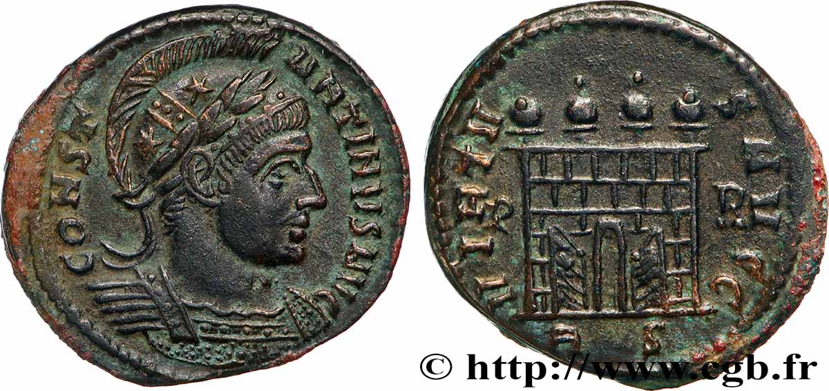 CONSTANTINE I THE GREAT Centenionalis ou nummus AU