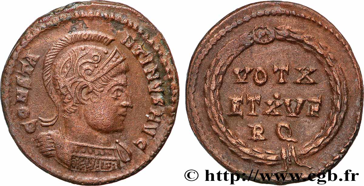 CONSTANTINE I THE GREAT Centenionalis ou nummus AU