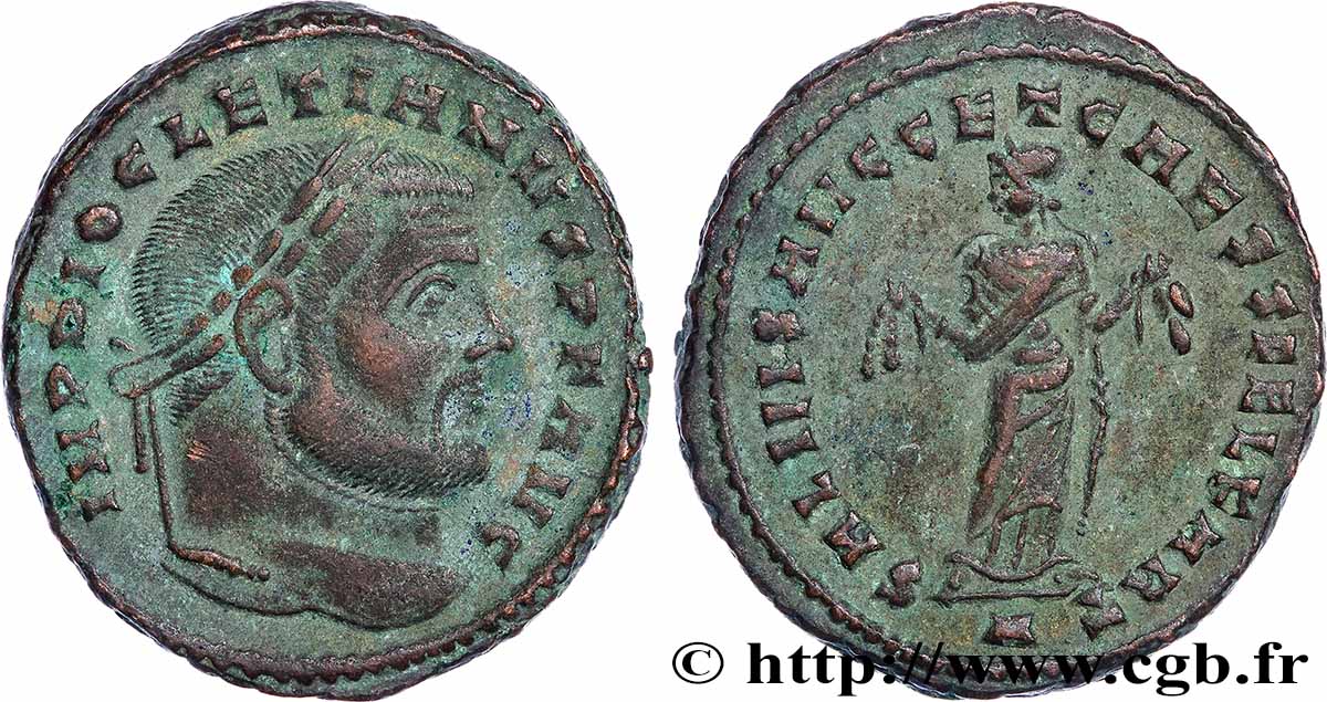 DIOCLEZIANO Follis ou nummus q.SPL