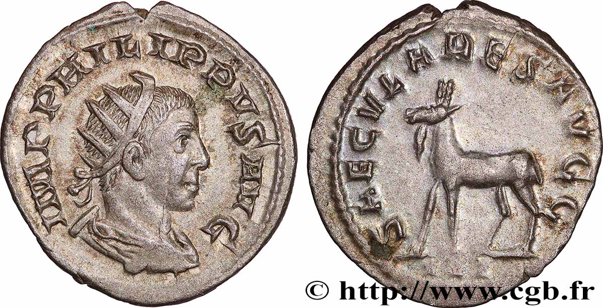 FILIPPO II FIGLIO Antoninien q.SPL