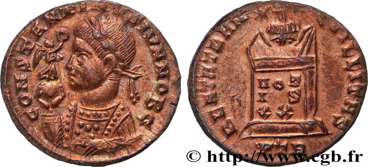 CONSTANTINE II Centenionalis ou nummus AU