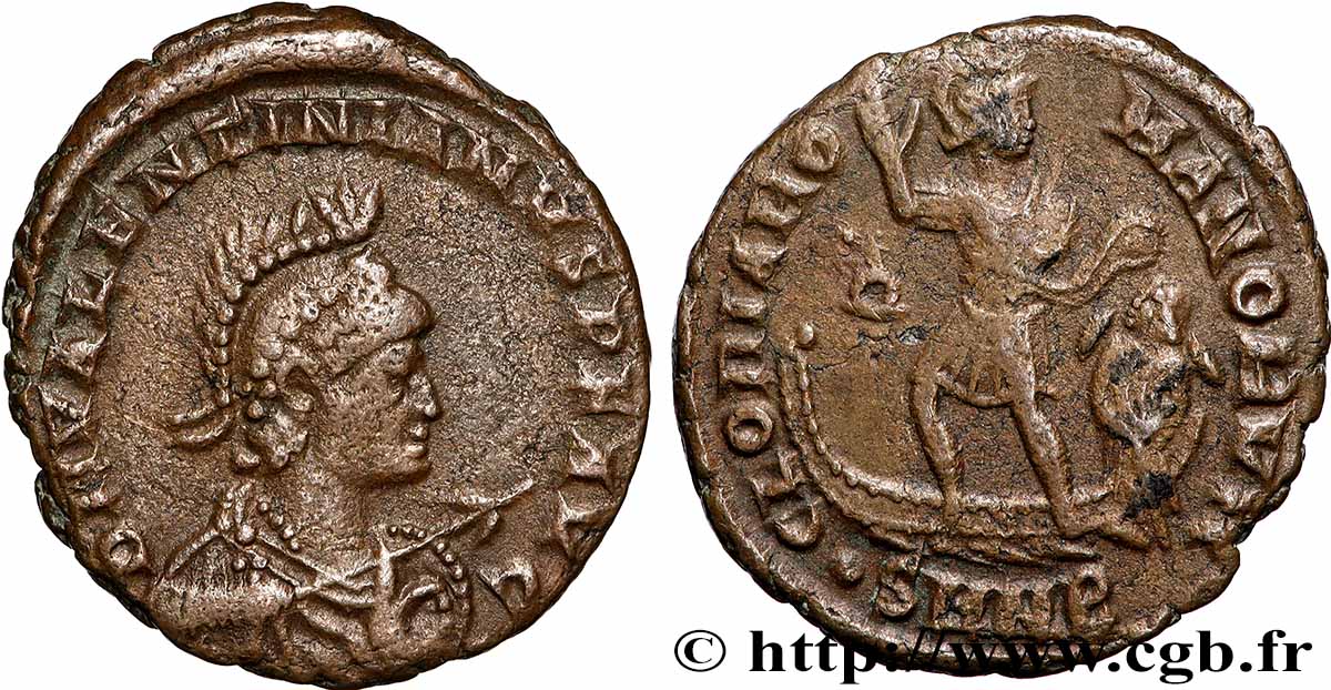 VALENTINIANUS II Maiorina pecunia SS