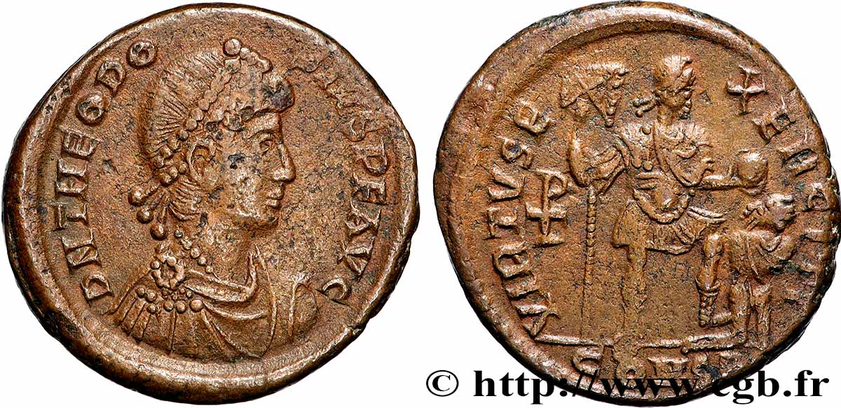 THEODOSIUS I Maiorina pecunia XF
