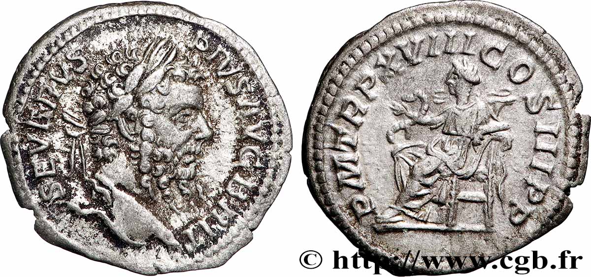 SEPTIME SÉVÈRE Denier TTB+