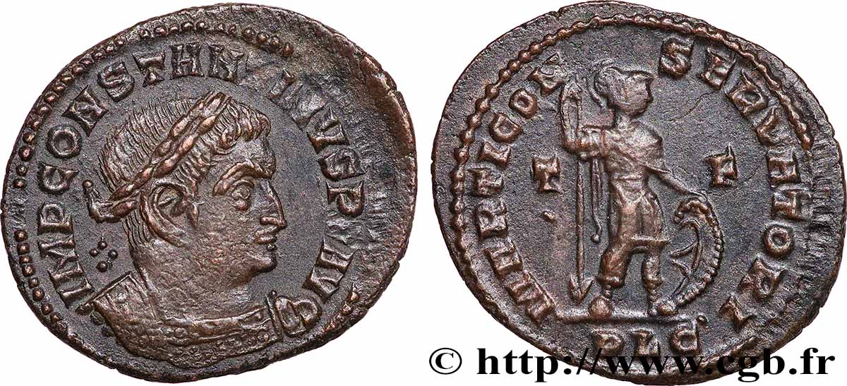 CONSTANTIN Ier LE GRAND Follis ou nummus TTB+
