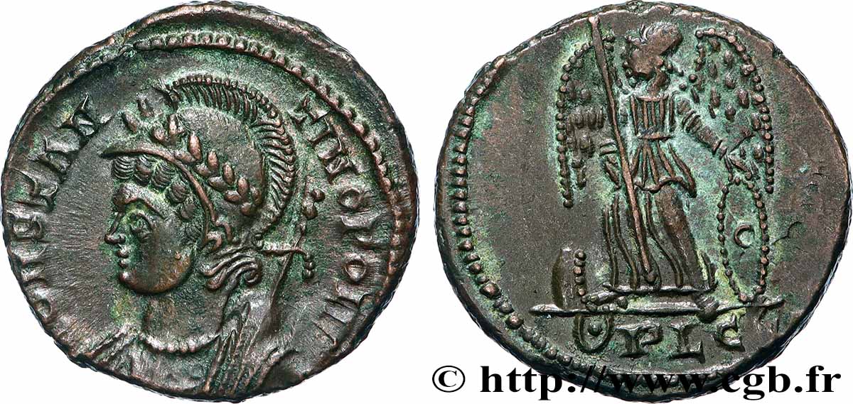 CONSTANTINOPOLIS Centenionalis ou nummus MS/AU