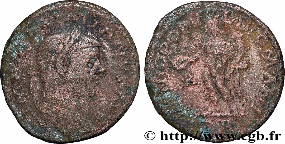 MAXIMIANUS HERCULIUS Follis ou nummus fSS