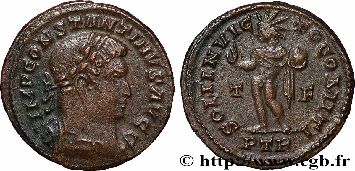 CONSTANTIN Ier LE GRAND Follis ou nummus TTB/TTB+