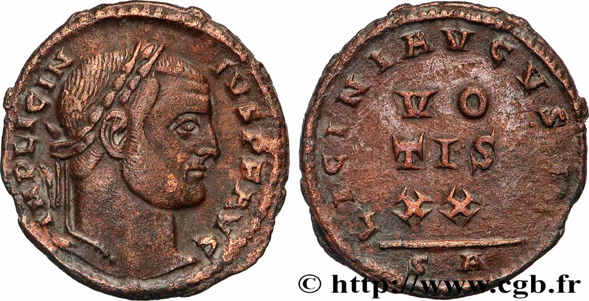 LICINIUS Ier Centenionalis ou nummus TTB/TTB+