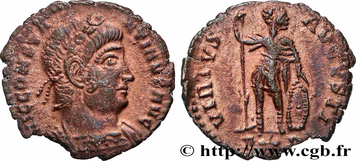 CONSTANTINE II Centenionalis ou nummus AU