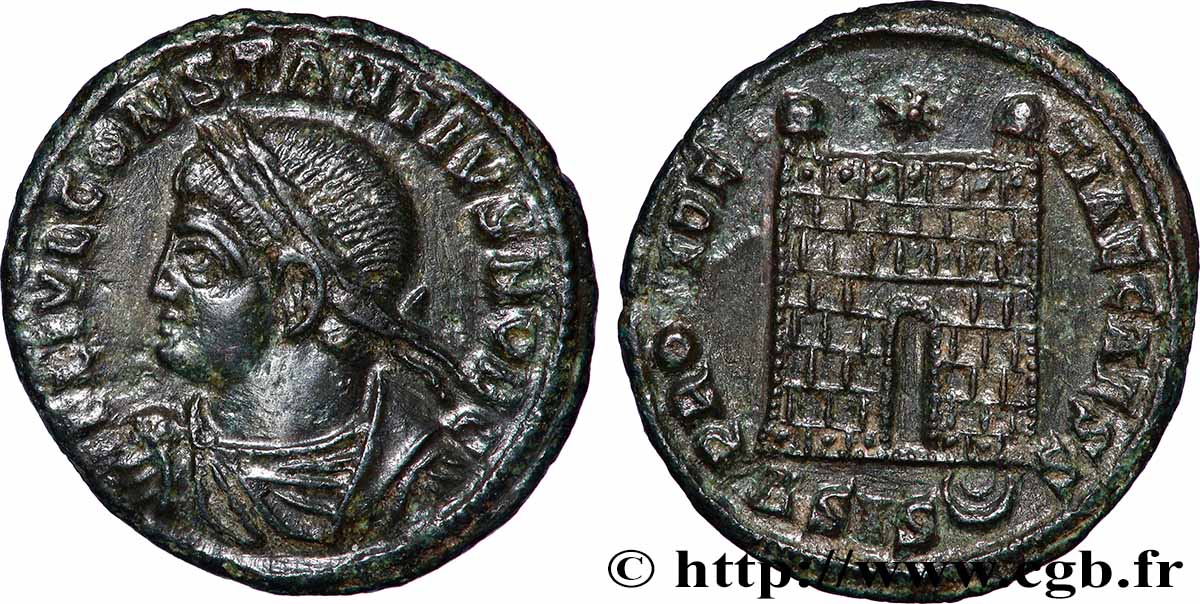 CONSTANCE II Centenionalis ou nummus SUP