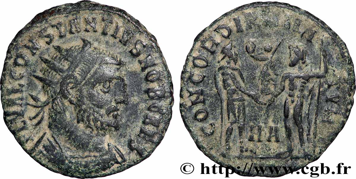 CONSTANCE Ier CHLORE Pseudo ou néo-aurelianus TTB