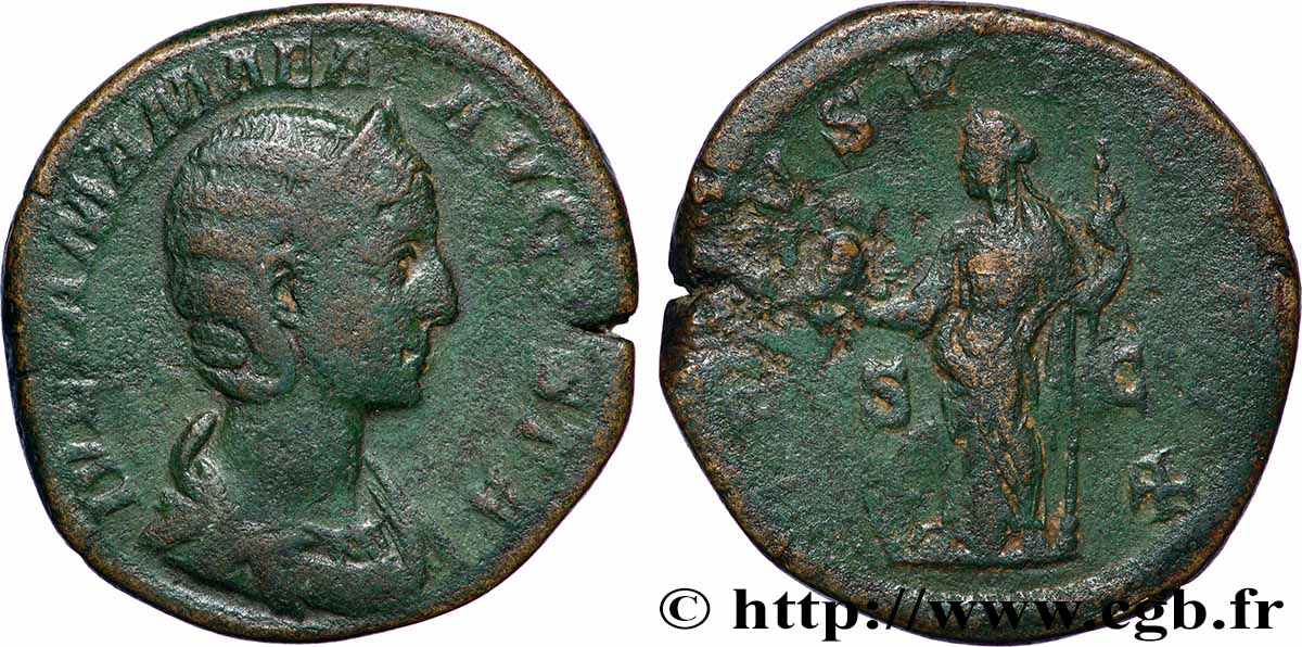 IULIA MAMAEA Sesterce fSS