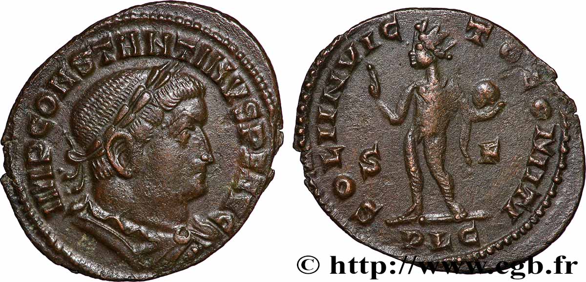 CONSTANTINE I THE GREAT Follis ou nummus AU