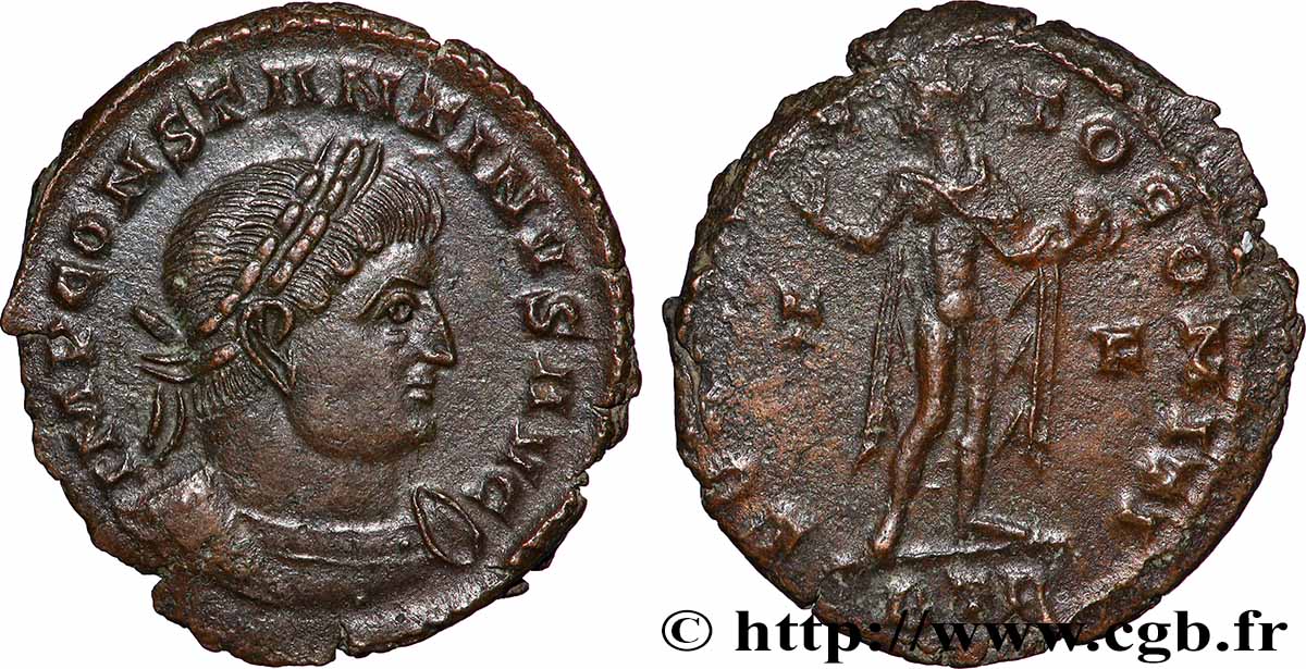 CONSTANTINE I THE GREAT Follis ou nummus AU/XF