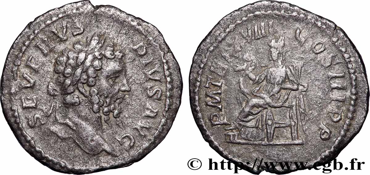 SEPTIMIUS SEVERUS Denier AU/XF