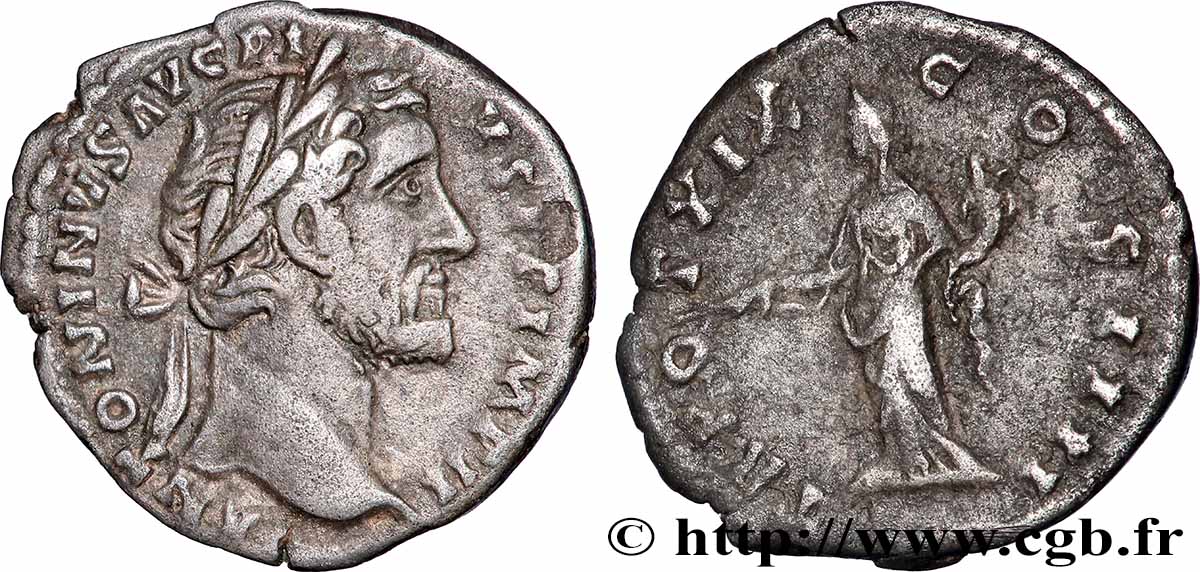 ANTONINUS PIUS Denier fVZ/SS