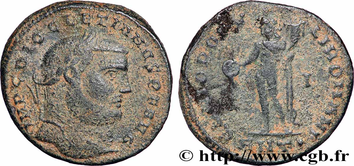 DIOCLETIAN Follis ou nummus XF