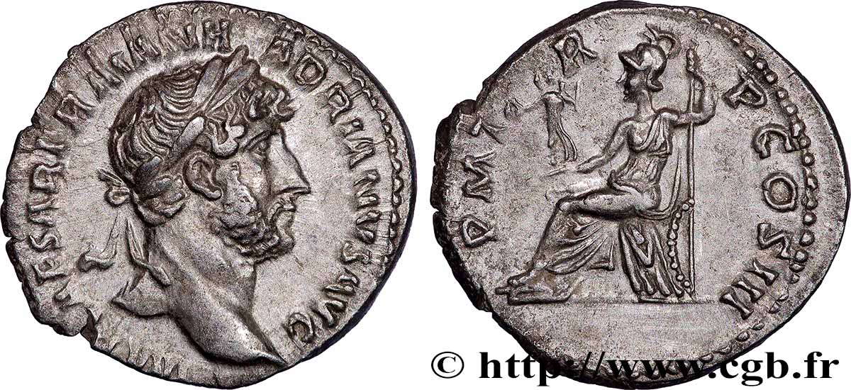 HADRIAN Denier AU