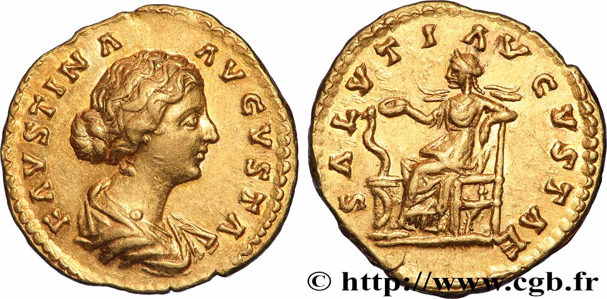 FAUSTINA DAUGHTER Aureus AU