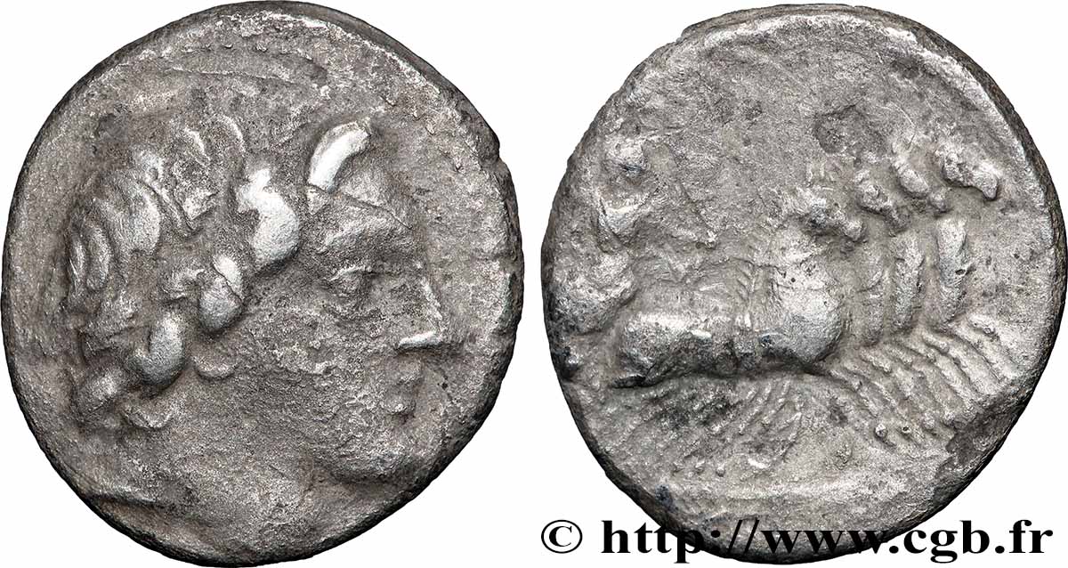 ROMAN REPUBLIC - ANONYMOUS Denier VF