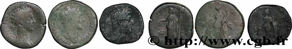 LOTS Lots de 3 monnaies lot