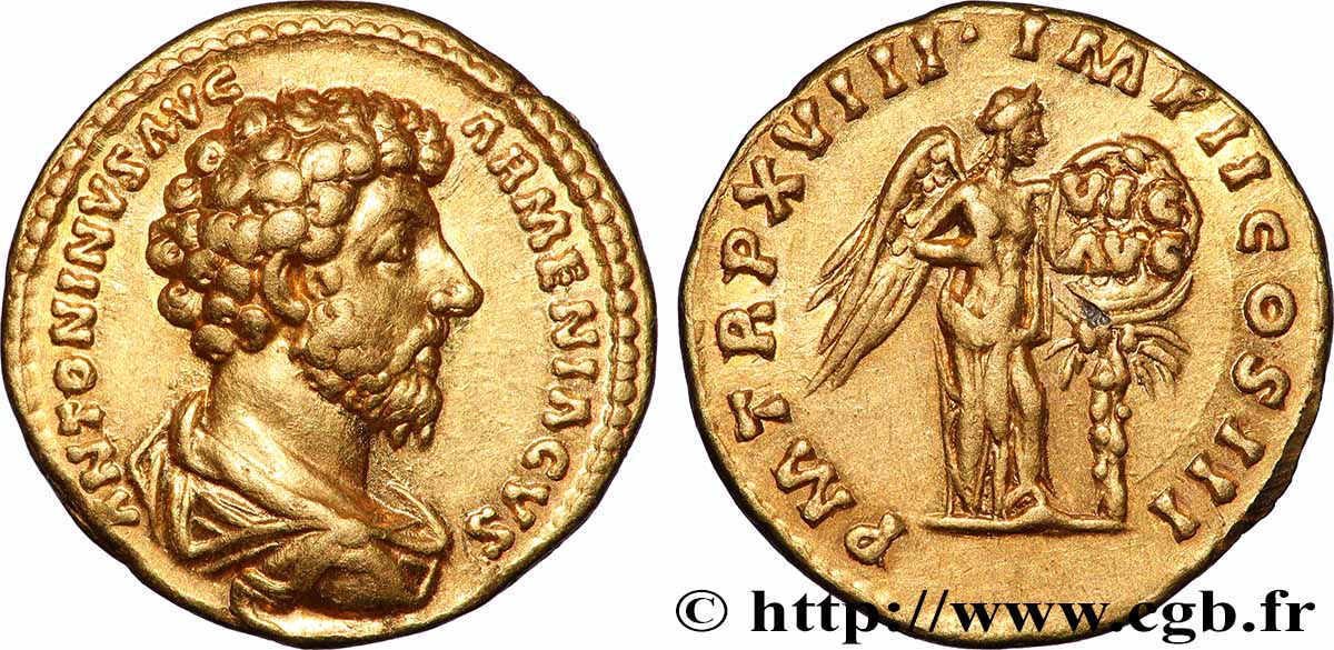 MARCUS AURELIUS Aureus AU