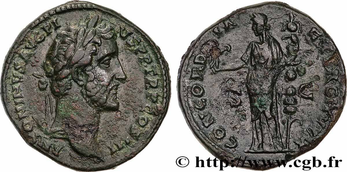 ANTONINUS PIUS Sesterce SS