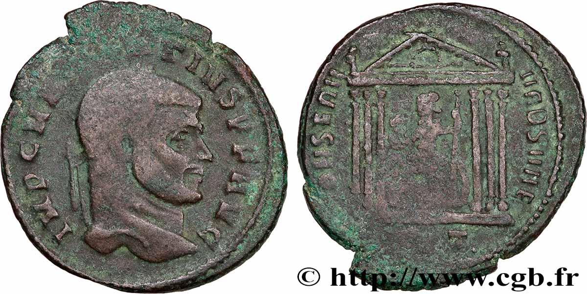 MAXENTIUS Follis ou nummus fSS