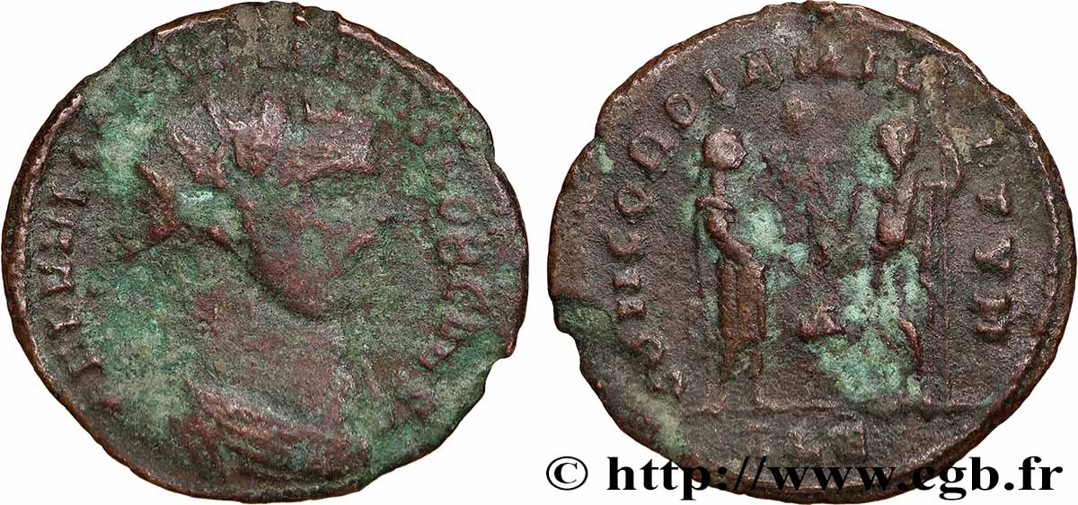 CONSTANCE Ier CHLORE Pseudo ou néo-aurelianus TB