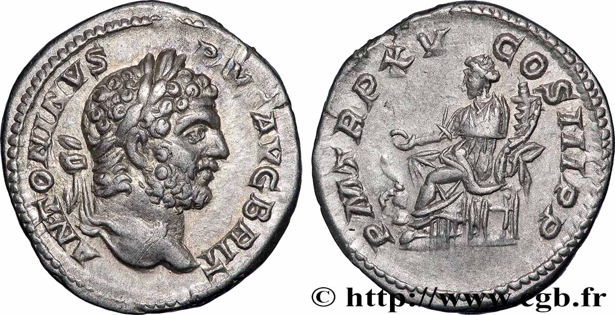 CARACALLA Denier AU/AU