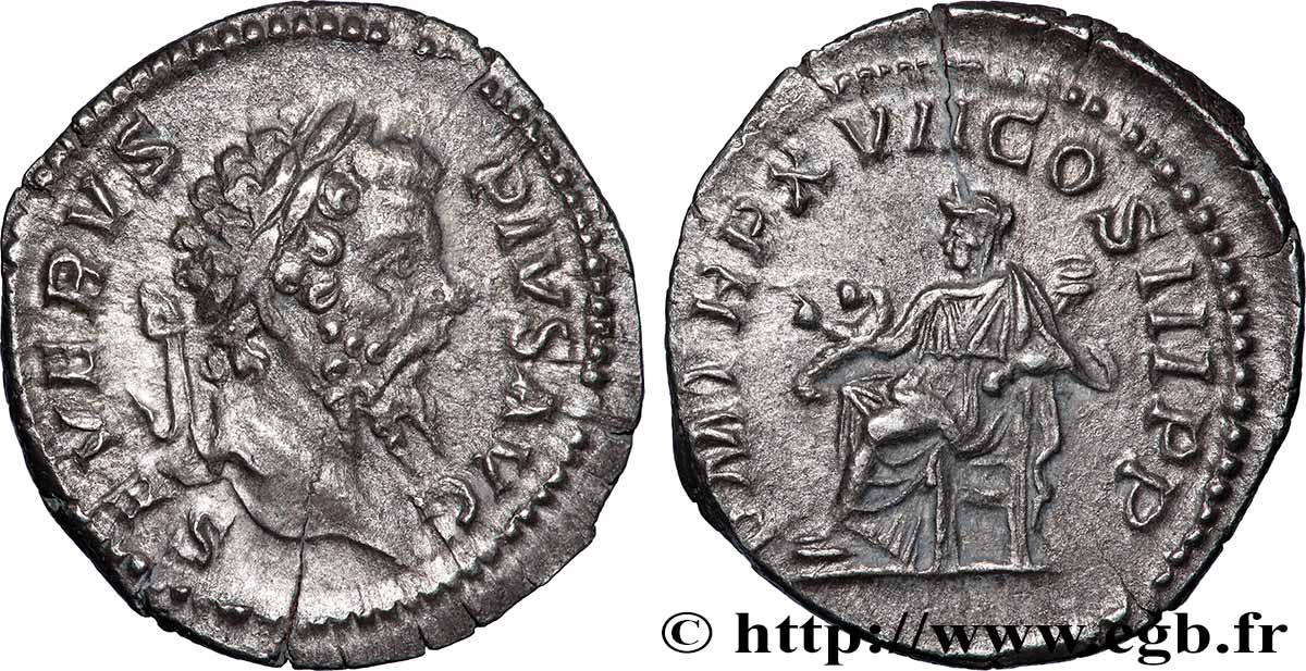 SEPTIMIUS SEVERUS Denier AU
