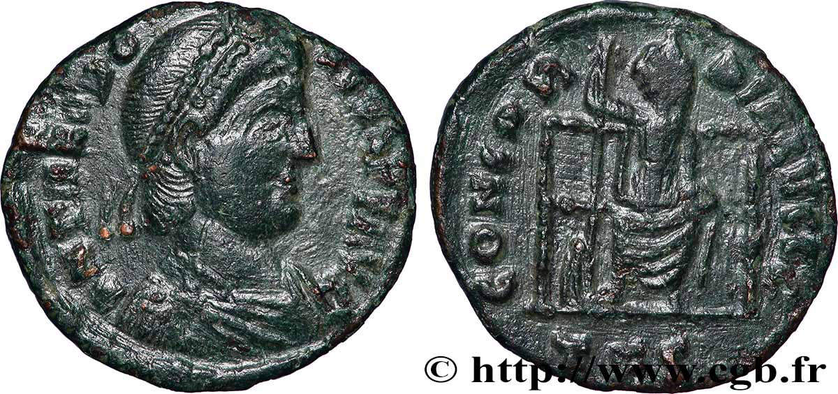 THEODOSIUS I Nummus XF