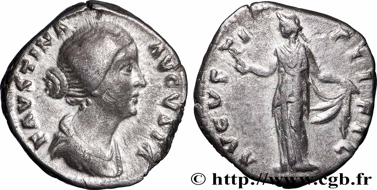 FAUSTINA MINOR Denier XF