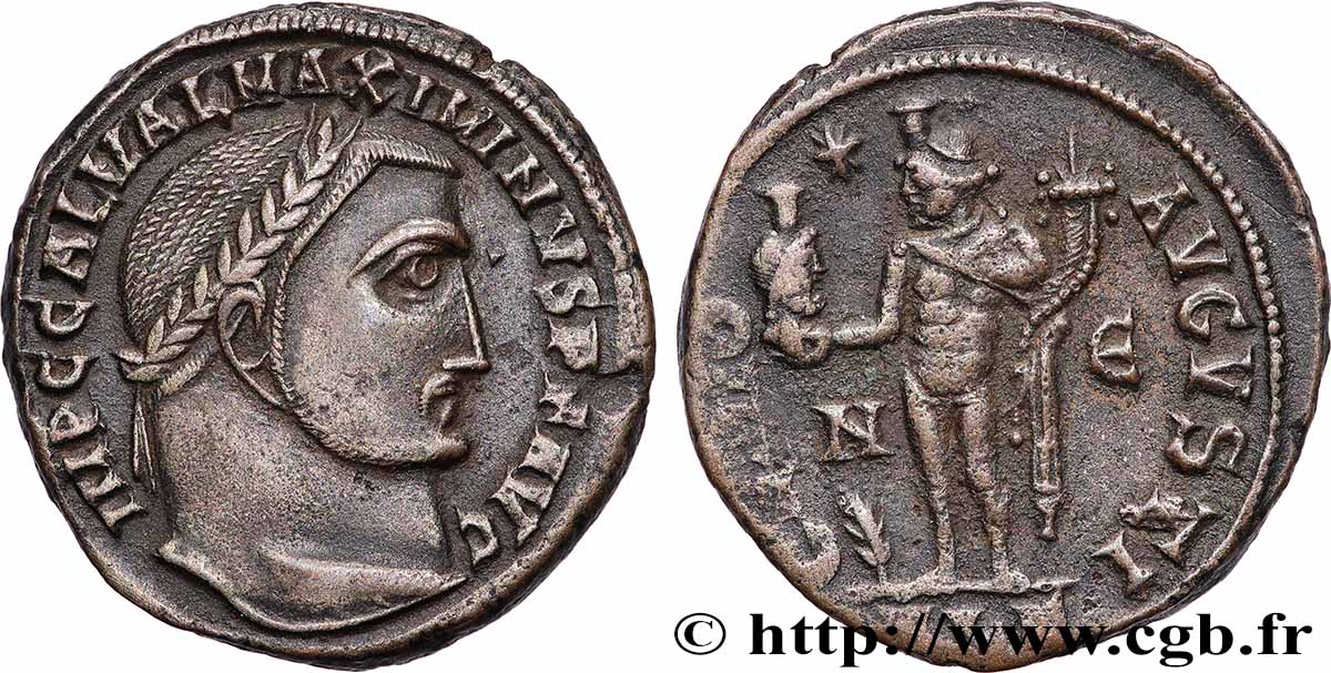 MAXIMIN II DAIA Follis ou nummus SUP/TTB+